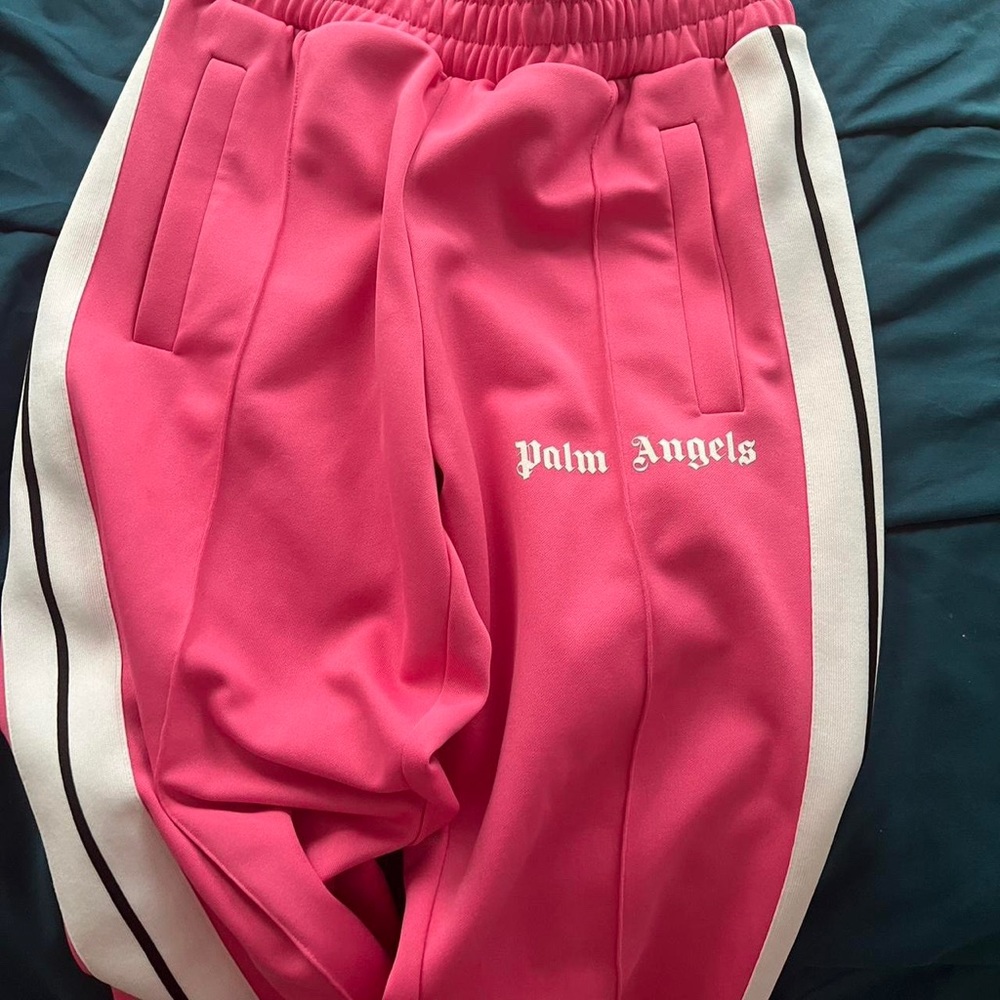 Palm angels pink track pants size small